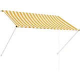 vidaXL Einziehbare Markise 200 x 150 cm gelb