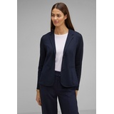 STREET ONE Damen Qr Basic Blazer, Deep Blue, 44