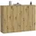 inn.furn Kommode Eiche Artisan, 122 cm, Schuhschrank mit 12 Fächern | Gr.: onesize