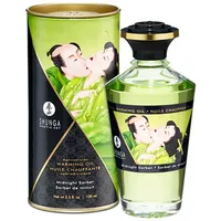 Shunga Aphrodisiac Warming Oil Massageöl Midnight Sorbet, 100 ml