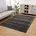 Hochflor-Teppich CARPET CITY Gr 31 grau B 140cm H 30mm L 200cm Kunstfaser Teppiche Fransenteppich Läufer weich mit Fransen uni viele Größen Wohnzimmer Schafzimmer