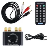 Mini Bluetooth 5.1 Leistungsverstärker Modul, 50 W * 2 Stereo Hi-Fi Audioempfänger mit BLE/AUX/USB Eingang für DIY Funklautsprecher