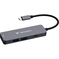Verbatim USB-C Essentials Multi- Port Hub 4 Port 32155