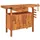 vidaXL Werkbank mit Schubladen Schraubstöcken 124x52x83 cm Akazienholz