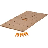 Bora Arbeitsplatte Holz 600x120x20mm braun