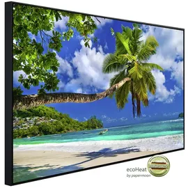Papermoon Infrarotheizung Seychellen Palm Beach 600 W bunt