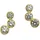 VIVANCE Ohrstecker VIVANCE Gelbgold 333 6x Zirkonia 6,0 mm