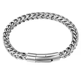 True Rebels Herren Armband aus Edelstahl mit