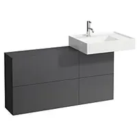 Laufen Kartell Waschtischunterschrank 120x61x27cm 4082920336421, Ausschnitt rechts, schiefergrau