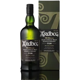 Ardbeg 10 Years Old Islay Single Malt Scotch 46% vol 0,7 l Geschenkbox