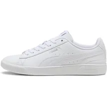 Puma Vikky v3 Lthr, Damen Sneaker, Weiß Weiß Silber, 41 EU