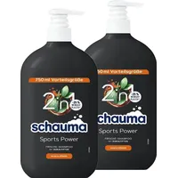 SCHAUMA Shampoo 750 ml Sports Power, 2x 750 ml