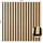 Homestyle4u Akustikpaneel Holz Braun 2 St. 60 x 60 x 3 cm
