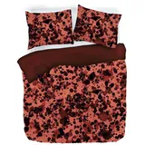 Kayori Bettwäsche "Adame", orange, B/L: 135cm x 200cm, , Lyocell, B/L: 80cm x 80cm, Lyocell, Obermaterial: 100% Modal, Bettwäsche, 90% Tencel / 10% Hanf