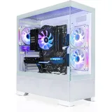 SYSTEMTREFF Gaming PC weiß AMD Ryzen 7 5800X 8x4.7GHz | Nvidia RTX 5060 8GB DX12 | 1TB M.2 NVMe | 32GB DDR4 RAM | Windows 11 | WLAN Desktop Computer Rechner für Gamer, Zocker & Streamer