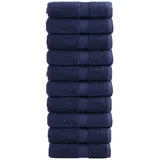 vidaXL SOLUND Handtuchset 10-tlg. marineblau