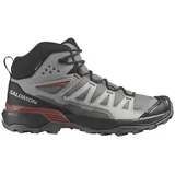 Salomon X Ultra 360 Mid GTX Herren Pewter / Black / Burnt Henna 49 1/3