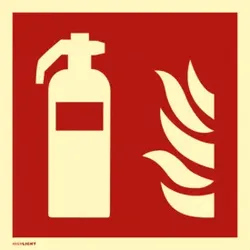 Feuerlöscher ISO 7010, Folie, langnachl. MOEDEL 57119200x200mm
