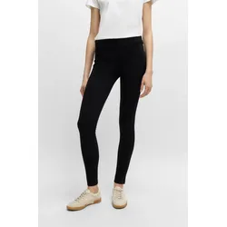 Leggings »Estretch Premium Damenmode«, Naht-Details auf der Vorderseite, Gr. M (38) - N-Gr, Black 001, , 50696124-M N-Gr