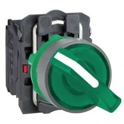 Schneider Electric XB5AKCUST01 Leuchtwahlschalter, Kunststoff, kompl, 22mm, kundenspezifisch via Konfigurator