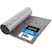 STROXX Malervlies 50m 250g je qm Stark Abdeckvlies PE Anti-Rutsch saugstark - 1 m X 50m X 50m