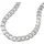 GALLAY Kette 5,6mm flache Panzerkette mit Muster Silber