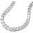 GALLAY Kette 5,6mm flache Panzerkette mit Muster Silber