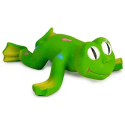 Beeztees Tierquietschie Hundespielzeug Frosch grün