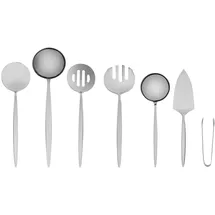 KARACA Porto 7-teiliges Service-Set aus Stahl - Elegantes und Hochwertiges Küchenzubehör für Anspruchsvolles und Stilvolles Servieren in Ihrer Küche