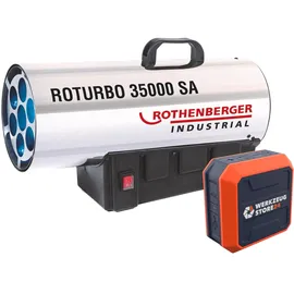 Rothenberger Roturbo 35000SA Heizkanone 35 kW orange