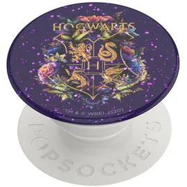 PopSockets Glitter Hogwarts Floral lila, weiß 2er Set