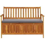 Maison Exclusive - Gartenbank Mit Stauraum 120 Cm Massivholz Akaz