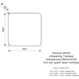 Reginox Kansas 40x40 (R23617)
