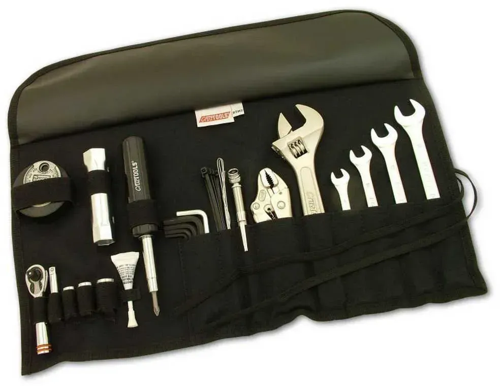 Touratech Cruztools Roadtech Japanese European Motorcycles Werkzeugtasche - Black - One Size