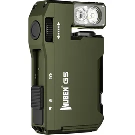 WUBEN G5 LED Taschenlampe 400 Lumen, wiederaufladbar, wasserdicht, grün