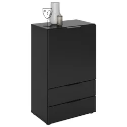 Kommode in Schwarz