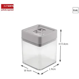SUNWARE Sigma Home Vorratsdose grau 0,6 l