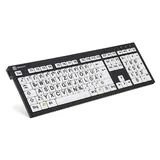 Logickeyboard XL Print PC Slim DE schwarz/weiß (LKB-LPBW-BJPU-DE)