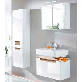 Held Waschbeckenunterschrank »Siena«, Badmöbel, Breite 60 cm, weiß