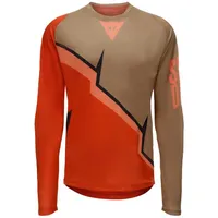 Dainese bike Aer Langarm-t-shirt - Red / Brown /