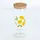 Zeller Vorratsglas Lemon 9 x 22,5 cm 1-tlg. transparent/hellbraun