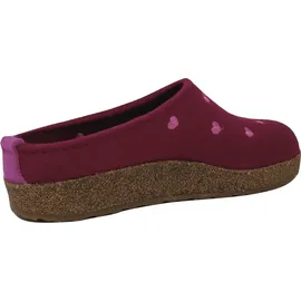 HAFLINGER Grizzly Cuoricini Rot 42