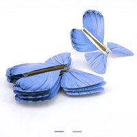 10 magische Schmetterlinge, fliegend, blau, zum Einstecken in eine Karte, für Feiern, Geburtstag, Hochzeit, Babyparty, Gender Reveal Party