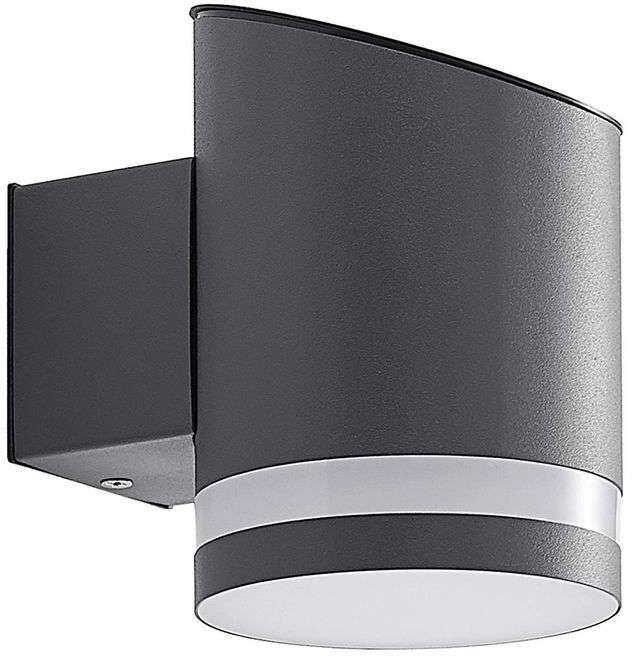 Lindby - Bentlas LED Solarzelle Wandleuchte Anthracite - cm - 12.7 cm