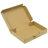 TransPak Klappschachtel, 1-wellig, Maße 250x180x43mm C5, 1.2E braun, Steckverschluss braun