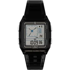 Timex Q Damenuhr Kunststoff 38 mm TW2W45000
