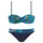 LASCANA Bügel-Bandeau-Bikini Damen Blau 34 Cup B