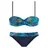 LASCANA Bügel-Bandeau-Bikini Damen Blau 34 Cup B
