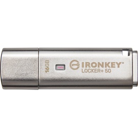 Kingston IronKey Locker+ 50 16GB, USB-A 3.0 (IKLP50/16GB)