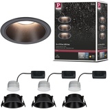 Paulmann 94869 Cole Coin Einbauleuchte LED 6W Schwarz